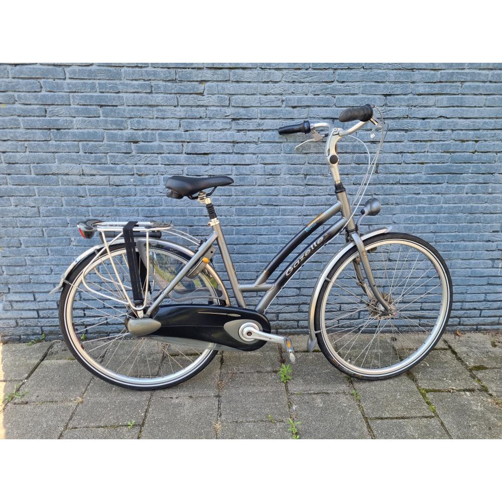 Gazelle Davos Xtra   Dames nexus 7 versnellingen grijs 
